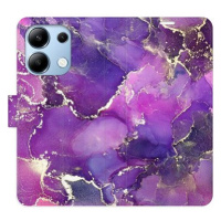 iSaprio flip pouzdro Purple Marble pro Xiaomi Redmi Note 13