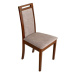 Jídelní židle ROMA 6 Bílá Tkanina 25B