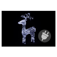 Nexos 208 LED dekorace - vánoční sob - 100cm bílé světlo