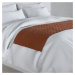 Dekoria Hotelový přehoz na postel- běhoun Velvet, rezavá, 200 x 60 cm, Velvet, 704-33