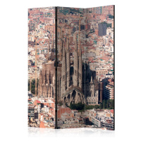 Paraván Heart of Barcelona Dekorhome 225x172 cm (5-dílný)