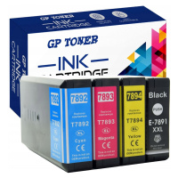 4x Inkoustové Náplně Pro Drukarki Epson Workforce Pro Wf 5620 5110 5190DW 5600 5690 5100