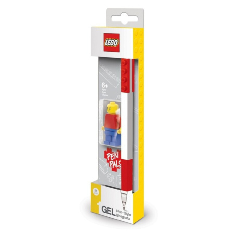 LEGO STATIONERY - Gelové pero s minifigurkou, červené - 1 ks