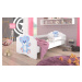 Dětská postel s obrázky - čelo Casimo bar Rozměr: 160 x 80 cm, Obrázek: Princezna