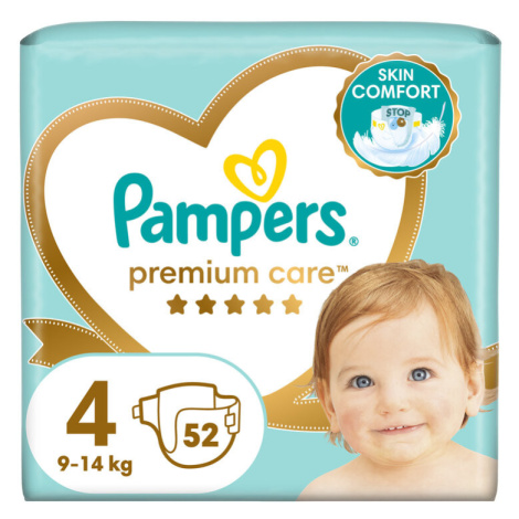 Pampers Premium Care 4 MAXI 9-14 kg 52 ks