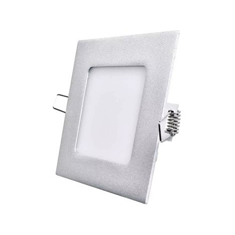 EMOS LED podhledové svítidlo NEXXO stříbrné, 12 x 12 cm, 7 W, teplá/neutrální bílá