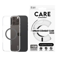 PanzerGlass CARE kryt Apple iPhone 16 Pro Max MagSafe Combat čirý/černý + záruka proti žloutnutí