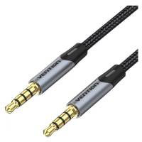 Kabel Vention TRRS 3.5mm Male to Male Aux Cable 0.5m BAQHD Gray