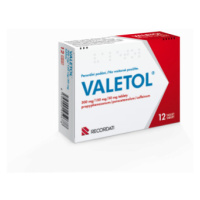 Valetol 300mg/150mg/50mg tbl.nob.12