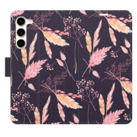 iSaprio flip pouzdro Ornamental Flowers 02 pro Samsung Galaxy S23+ 5G