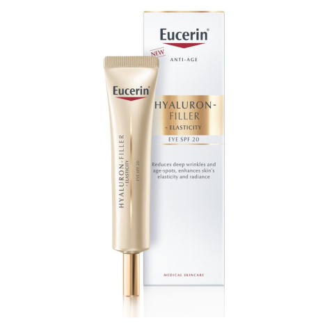 Eucerin Hyaluron-Filler + Elasticity SPF20 oční krém proti vráskám 15 ml