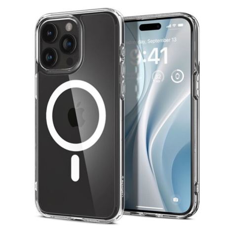 Spigen Crystal Hybrid Mag kryt iPhone 15 Pro bílý