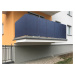 Balkonová zástěna OSLO modrá, výška 110 cm, šířka různé rozměry MyBestHome Rozměr: 110x700 cm ro
