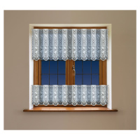 Dekorační vitrážová žakárová záclona AIDATA 40 bílá 300x40 cm (cena za spodní díl) MyBestHome