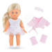 Panenka Rosy Ballerina Set Mini Corolline Corolle blond vlasy a modré oči 20 cm 3 doplňky