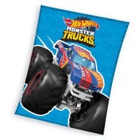 Carbotex Dětská deka Hot Wheels Monster Trucks 130x170 cm