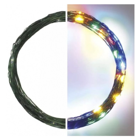 Osvětlení nano zelené 7,5 m - 75 LED multicolor + 5m přívodní kabel + časovač