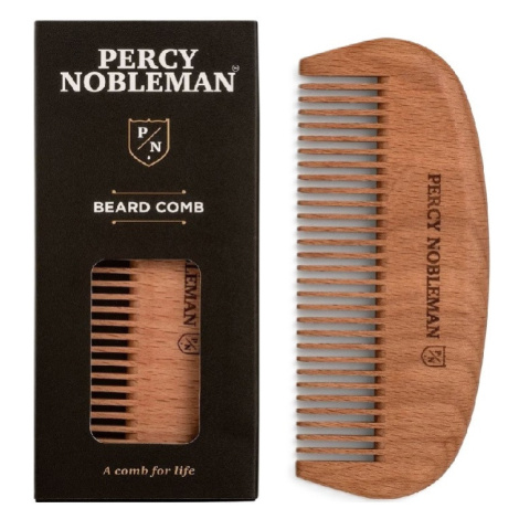 Percy Nobleman Pánský dřevěný hřeben na vousy 1 ks