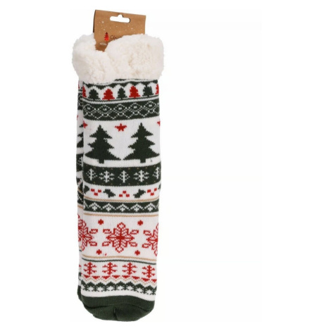 Vánoční ponožky Christmas Trees, dámské, vel. Uni, 1 pár