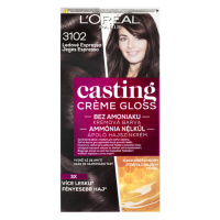 L'Oréal Paris Casting Creme Gloss semipermanentní barva na vlasy 3102 Ledové espresso, 48+72+60m