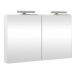 Krajcar zrcadlová skříňka s osvětlením 119,6 x 75 x 17 cm bílá ZP2.120