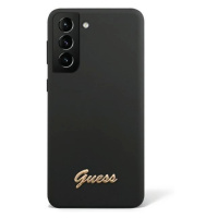 Guess GUHCS23LSLSMK hard silikonové pouzdro Samsung Galaxy S23 ULTRA 5G black Silicone Vintage G