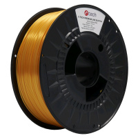 Tisková struna (filament), 3DF-P-SPLA1.75-1023, C-TECH PREMIUM LINE, Silk PLA, dopravní žlutá, R