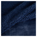 Přehoz na křeslo - sedačku LUXURY modrá 70x160 cm Mybesthome