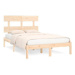 Rám postele masivní dřevo 120 × 200 cm, 3104668