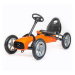 Dětská šlapací motokára Go-kart Baby Mix Buggy oranžová