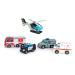 Dřevěná záchranářská vozidla Emergency Vehicles Tender Leaf Toys 5 druhů autíček