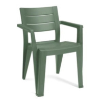Zelená plastová zahradní židle Julie – Keter