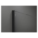 MEXEN/S Kioto Sprchová zástěna WALK-IN 180 x 105 cm, transparent, černá 800-180-202-70-00-105