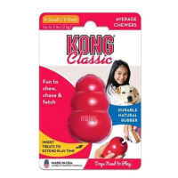 Kong Classic gumová hračka XS, 5,7 × 3,6 × 3,6 cm, červená