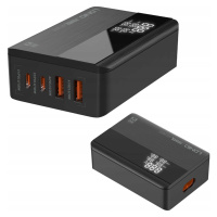 Ldnio Síťová nabíječka 2x Usb-c 2x Usb-a Qc4.0 Pd 100W Napájecí kabel