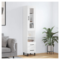 vidaXL Skříň highboard bílá 34,5 x 34 x 180 cm kompozitní dřevo