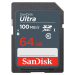 SanDisk SDXC karta 64GB Ultra (100MB/s Class 10 UHS-I)