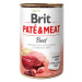 Brit Paté & Meat 12 x 400 g – výhodné balení - hovězí