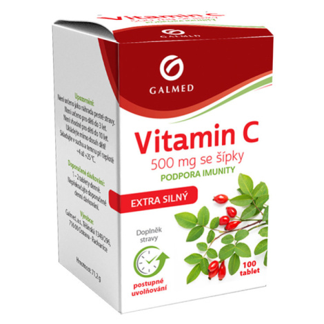 Galmed Vitamín C se šípky 500 mg 100 tablet