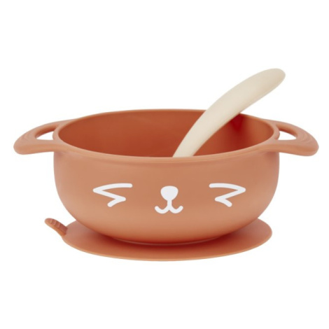 Babymoov silikonová miska s přísavkou a lžičkou TAST´ISY KIT Fox