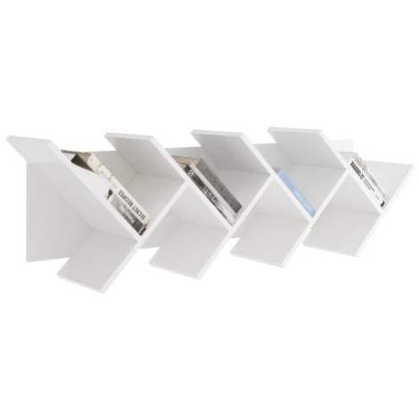 Nástěnný regál Büchen, bílý Asko