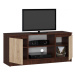 Stolek pod TV RTV 120 2D 1P wenge / sonoma