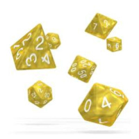 Oakie Doakie RPG sada 7 vícestěnných kostek - žlutý mramor