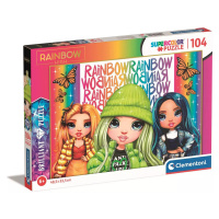 CLEMENTONI Brilliant puzzle Rainbow High: Poppy, Jade a Skyler 104 dílků