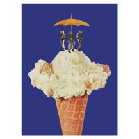 Ilustrace Ice Cream Landing, Circular Concepts, 30x40 cm