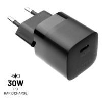 FIXED PD Rapid Charge Mini s USB-C výstupem a podporou PD 30W černá