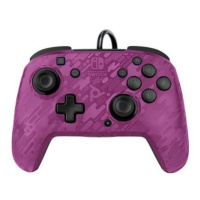 PDP Faceoff Deluxe+ Audio Controller Camo Purple (Switch)