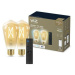 WiZ SET 2x LED žárovka E27 ST64 Filmant amber 6,7W (50W) 640lm 2000-5000K IP20, stmívatelné +ovl