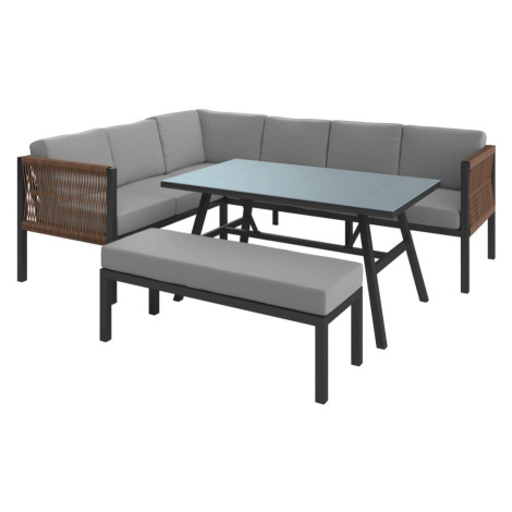 Ambia Garden ZAHRADNÍ SEDACÍ SOUPRAVA kov, plast, sklo, textil Ambia Home