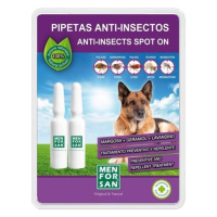 Menforsan Antiparazitní pipety proti blechám a klíšťatům pro psy 2 x 1.5 ml